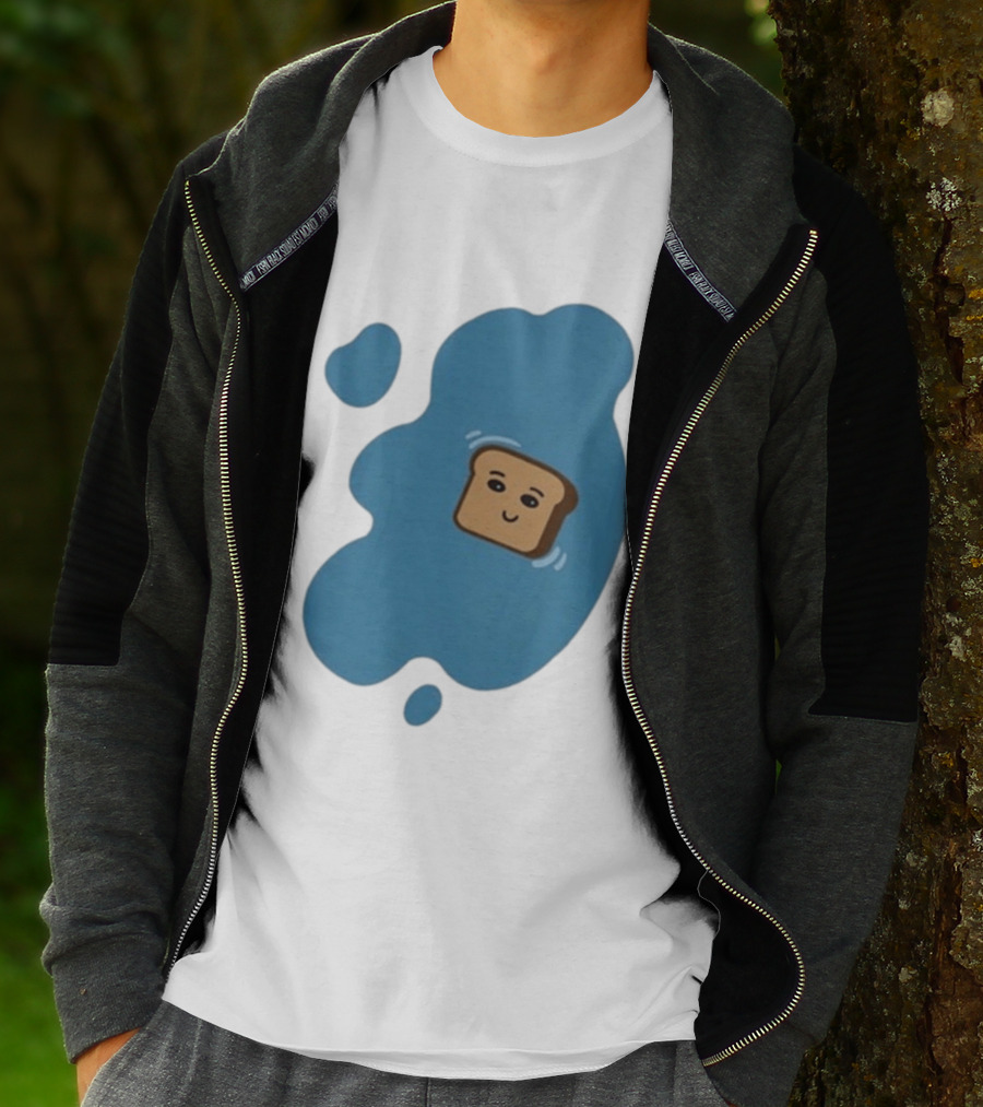 New Soggy Toast Another Spill Happy Bread In Puddle T-Shirt