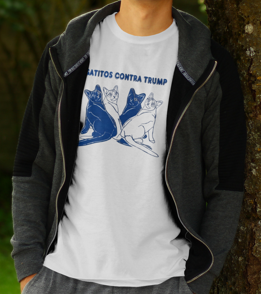 Gatitos Contra Trump Sphynx Cats T-Shirt
