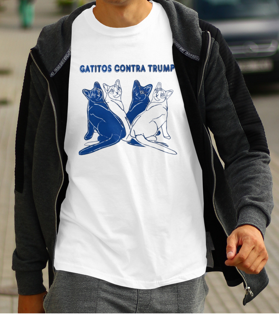 Gatitos Contra Trump Sphynx Cats T-Shirt