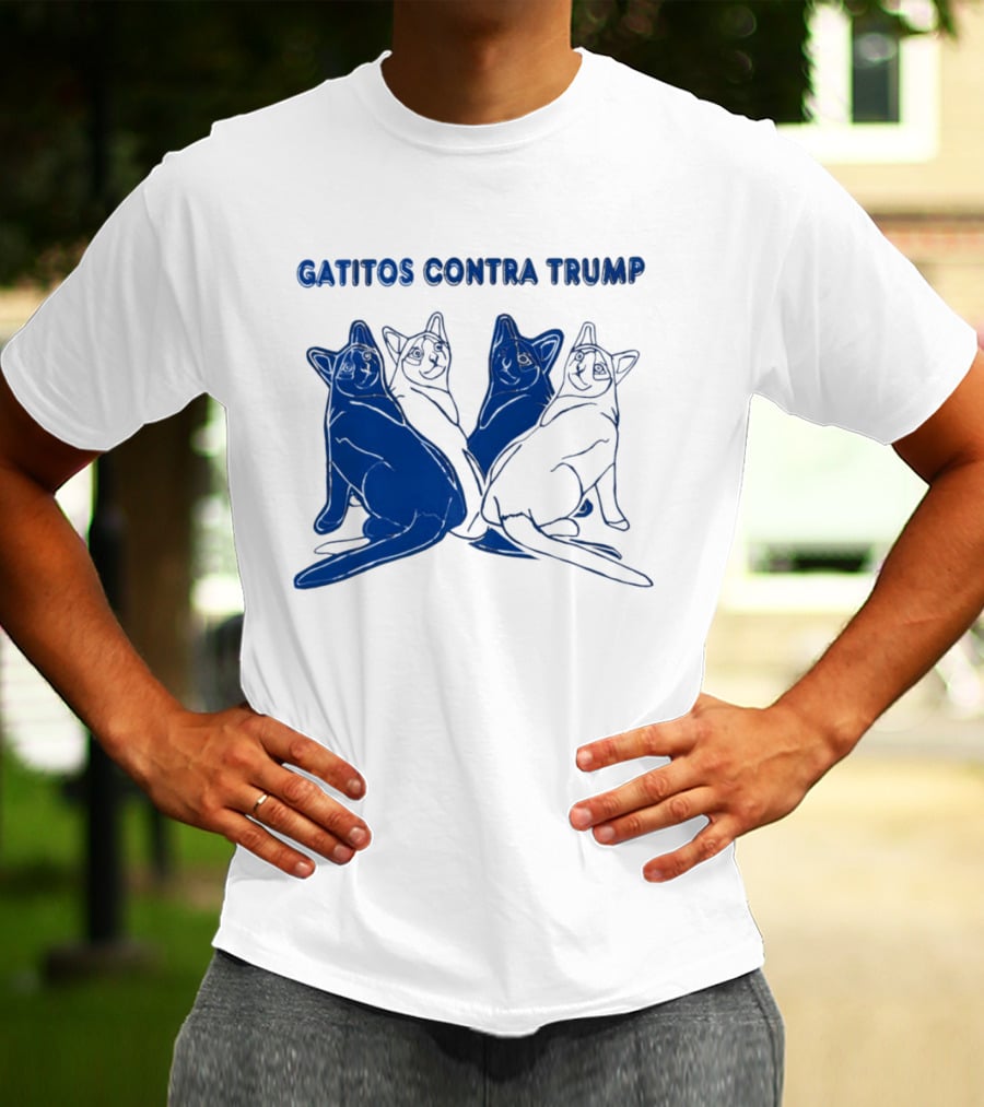 Gatitos Contra Trump Sphynx Cats T-Shirt