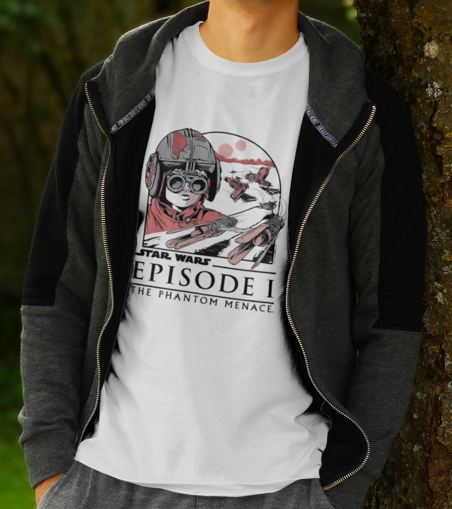 Star Wars Episode I The Phantom Menace Podrace Scene T-Shirt