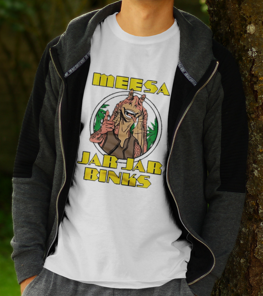 Meesa Jar Jar Binks Star Wars Fun Character Image T-Shirt