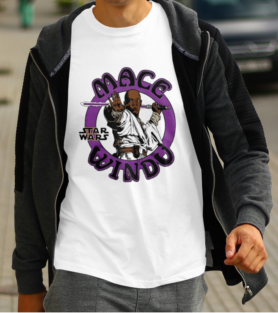 Star Wars Mace Windu Purple Jedi T-Shirt
