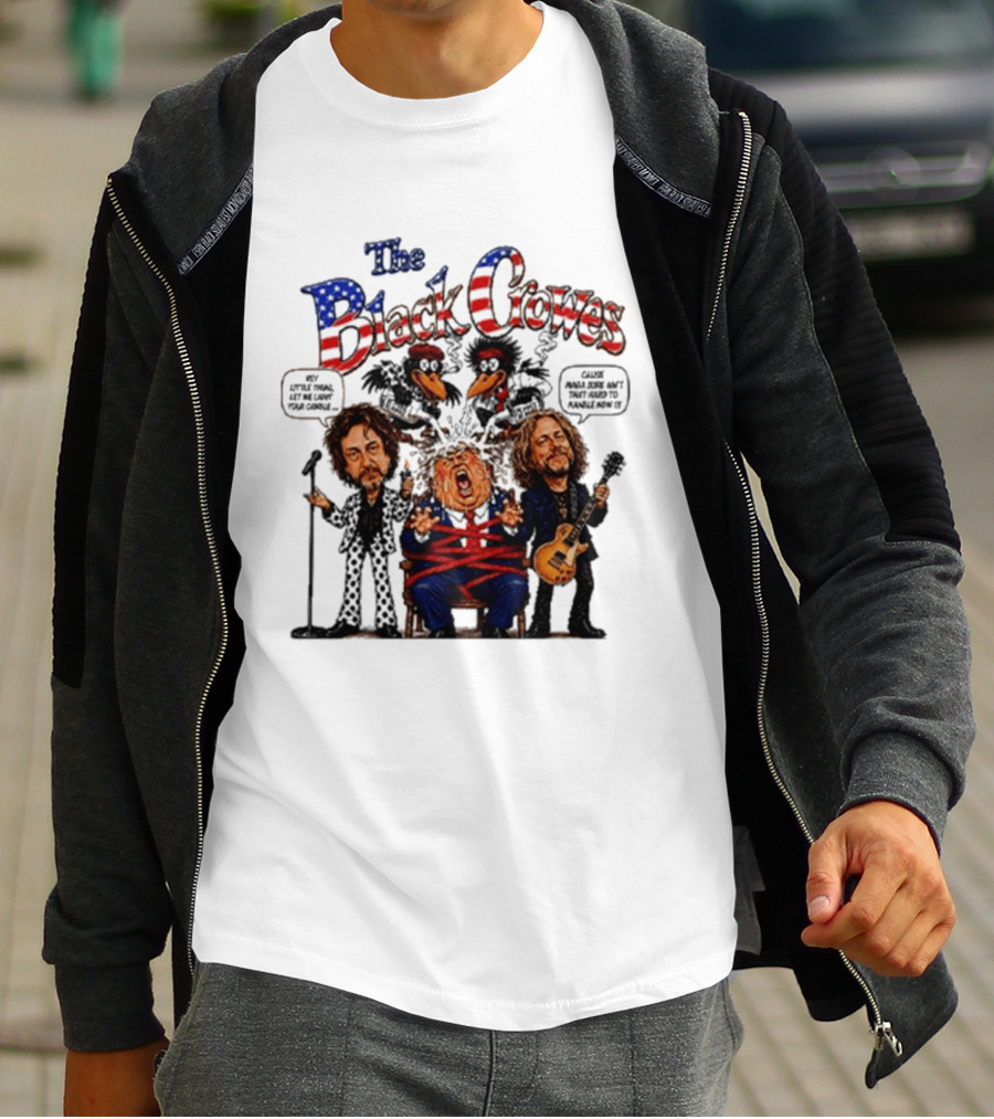 The Black Crowes Dump On Trump Political Commentary Band T-Shirt