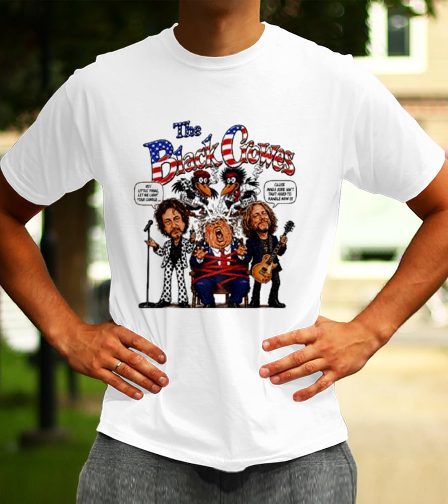 The Black Crowes Dump On Trump Political Commentary Band T-Shirt