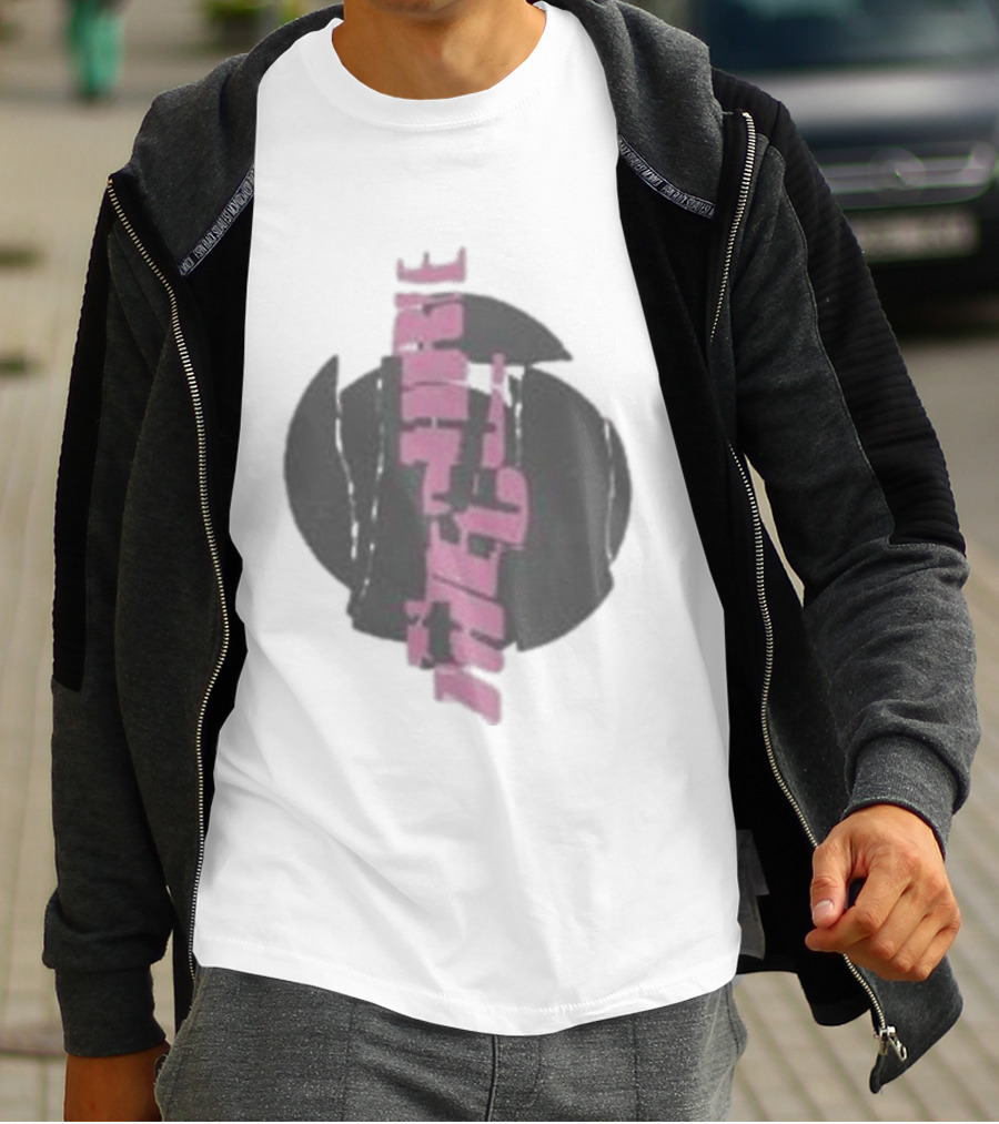 The Cure Vertical Festival Summer 2026 Black And Pink T-Shirt
