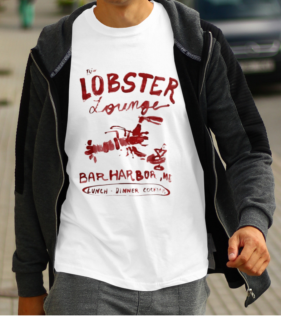 The Lobster Lounge Bar Harbor ME Lunch Dinner Cocktails T-Shirt