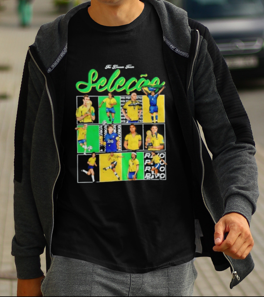 Selecao Brasil Football Legends Soccer Dream Team Series T-Shirt
