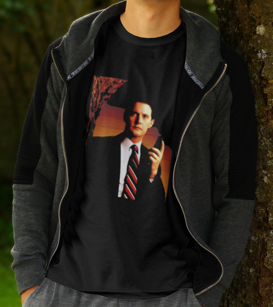 Dale Cooper Twin Peaks Iconic Red Room Aesthetic T-Shirt