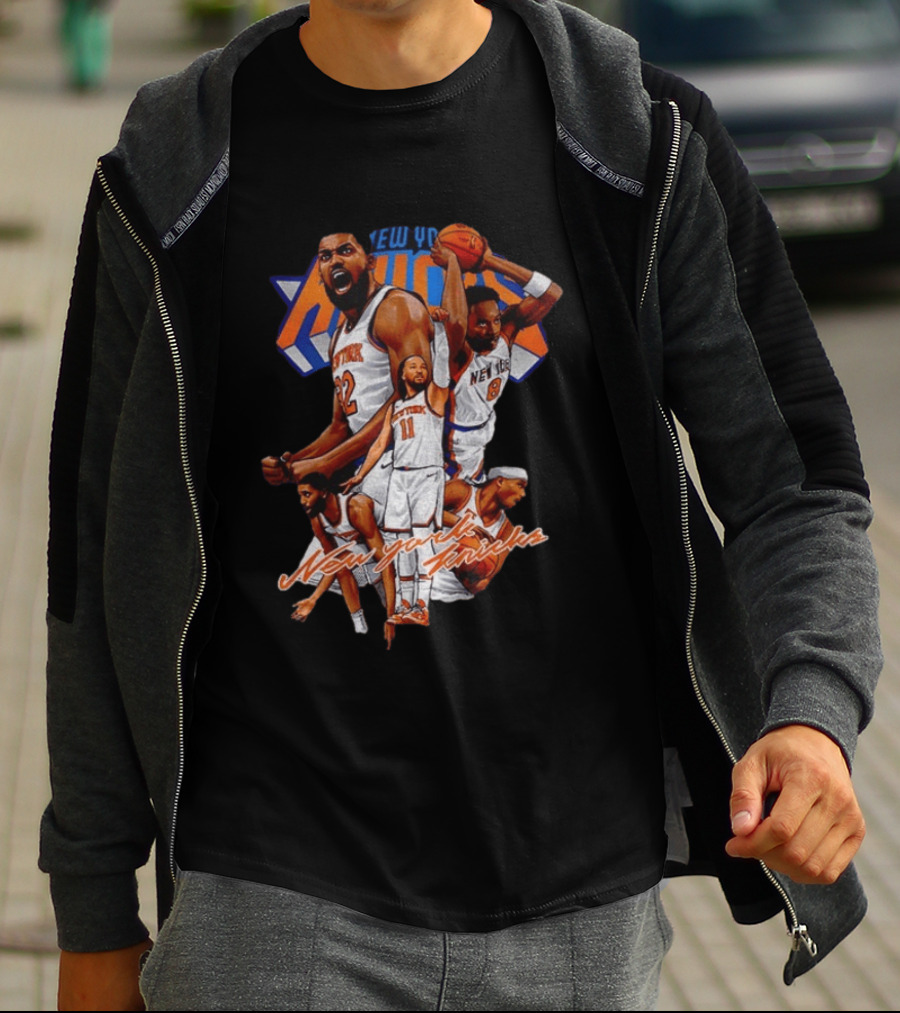 New York Knicks Basketball Players Game Day 2026 T-Shirt
