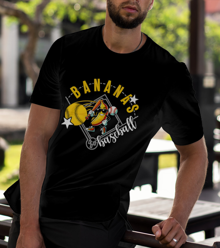 Savannah Bananas Baseball Cartoon 2026 Meme T-Shirt