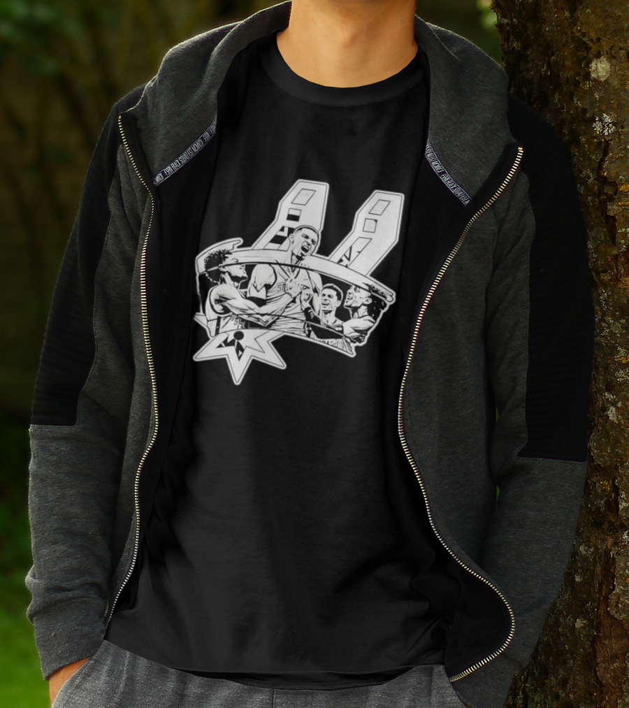 Victor Wembanyama San Antonio Spurs Basketball Players NBA Team Celebration T-Shirt