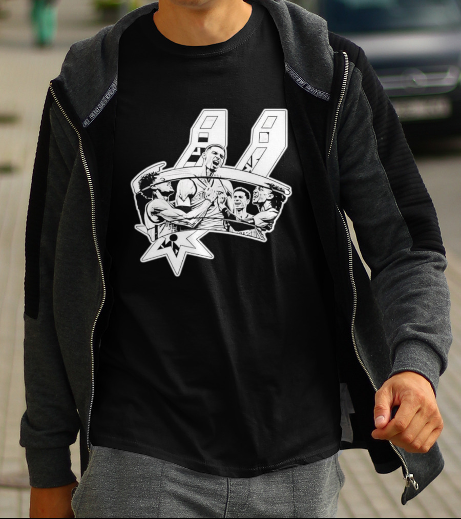 Victor Wembanyama San Antonio Spurs Basketball Players NBA Team Celebration T-Shirt