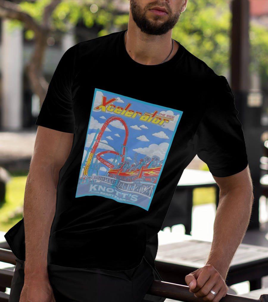 Knott's Berry Farm Xcelerator The Ride Roller Adventure T-Shirt
