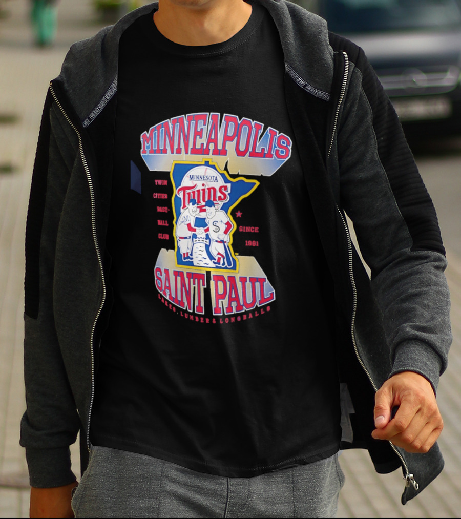 Minneapolis Minnesota Twins Saint Paul Baseball Team T-Shirt