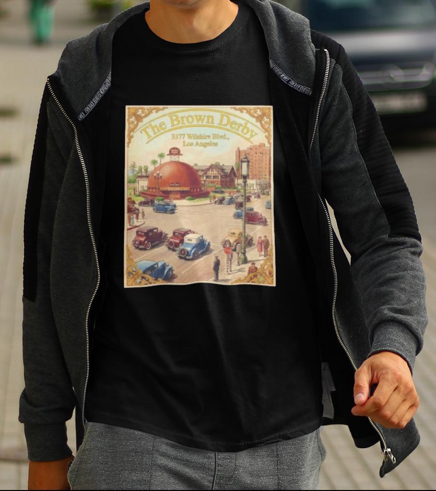 The Brown Derby 3377 Wilshire Blvd Los Angeles T-Shirt