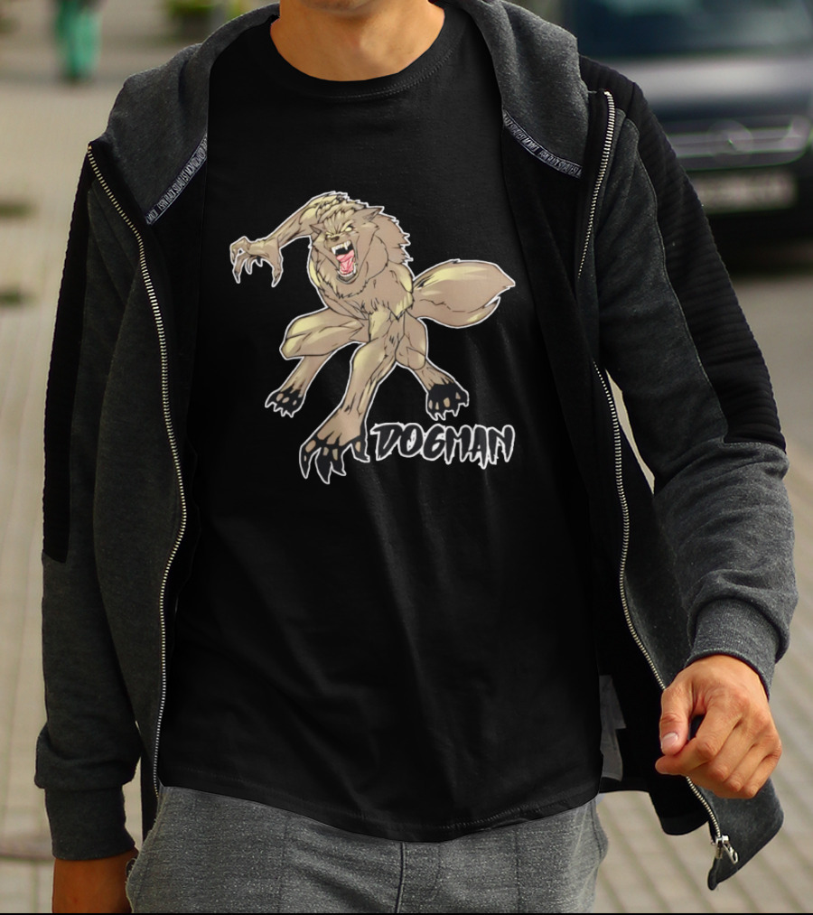 Dogman Muscular Werewolf Creature T-Shirt