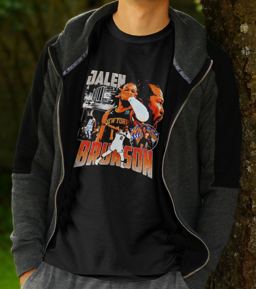Jalen Brunson New York Knicks Basketball Collage Knicks T-Shirt