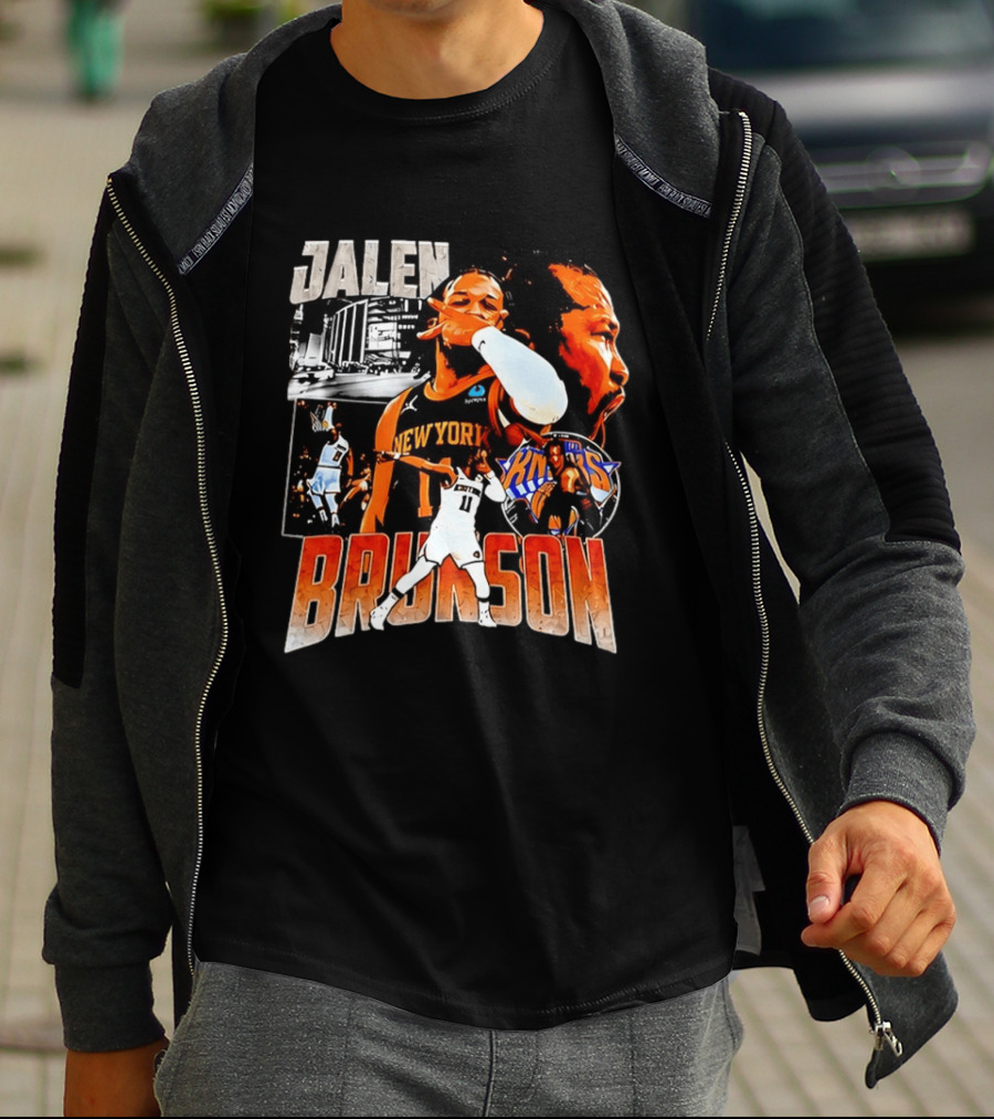 Jalen Brunson New York Knicks Basketball Collage Knicks T-Shirt