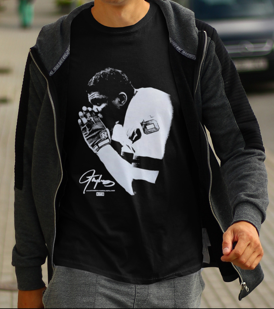 Kith National Football League Lawrence Taylor Praying Hands Signature Edition T-Shirt