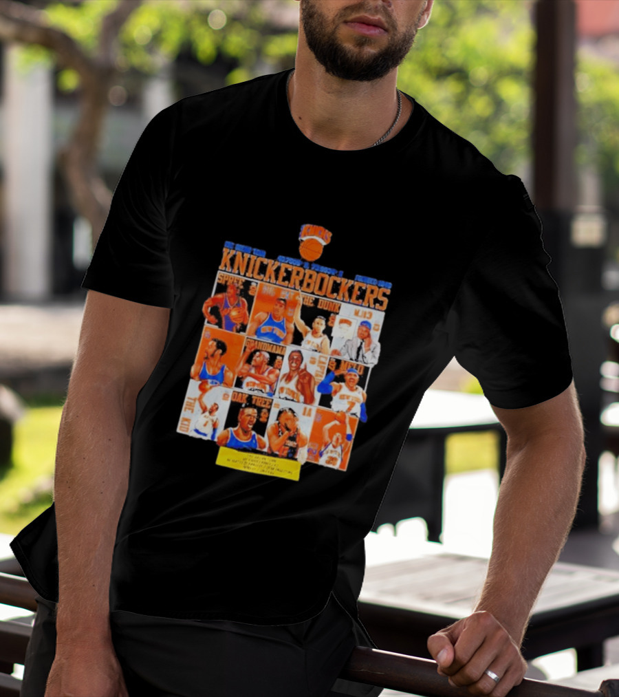 New York Knicks Knickerbockers Basketball Legends Spree Melo Run MSG Series T-Shirt