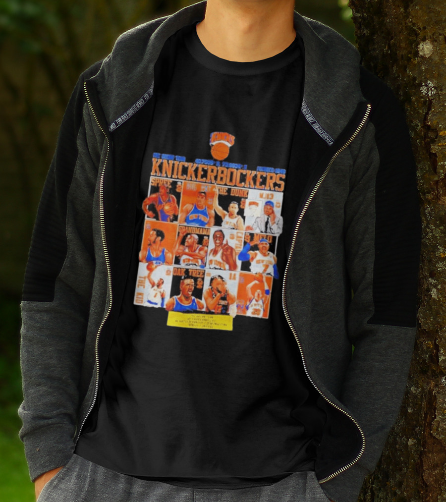 New York Knicks Knickerbockers Basketball Legends Spree Melo Run MSG Series T-Shirt
