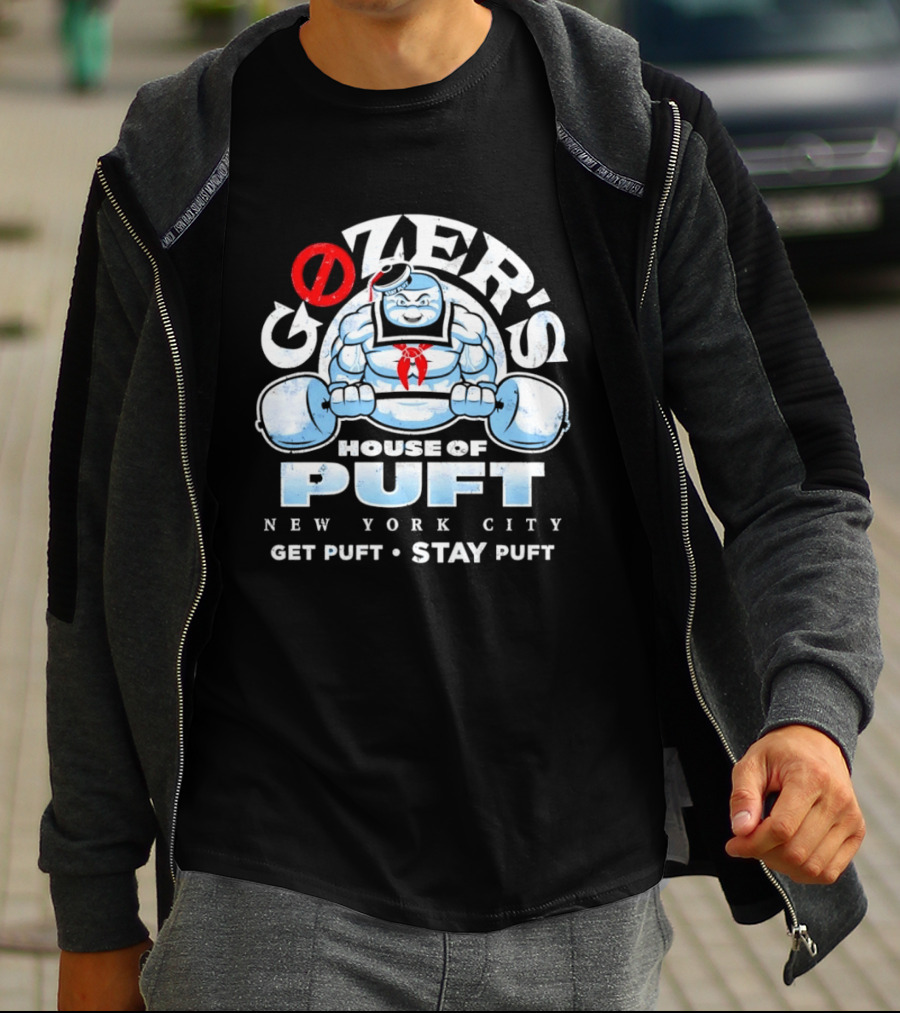 Gozer's House Of Puft New York City Muscular Stay Puft Get Puft Stay Puft T-Shirt