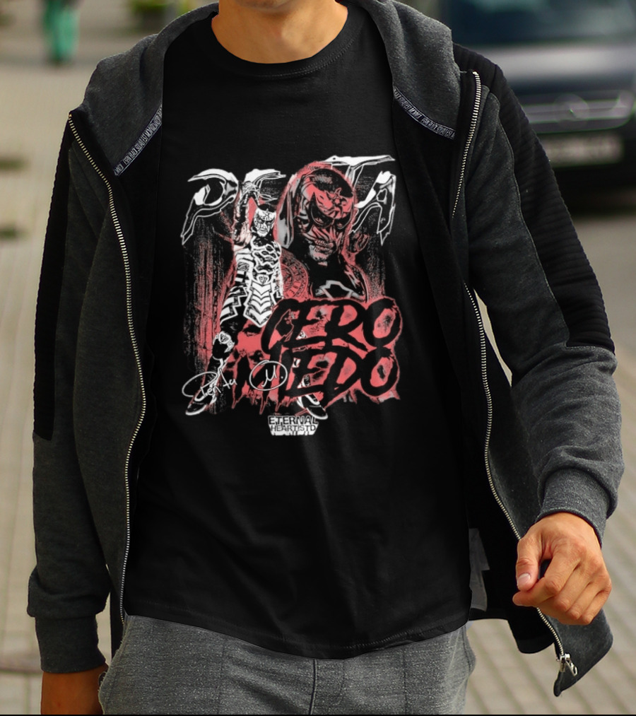 Penta El Zero Miedo Cero Miedo Eternal Heartstd Wrestling T-Shirt