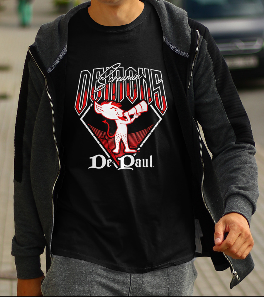 Screamin' Demons De Paul Demons T-Shirt