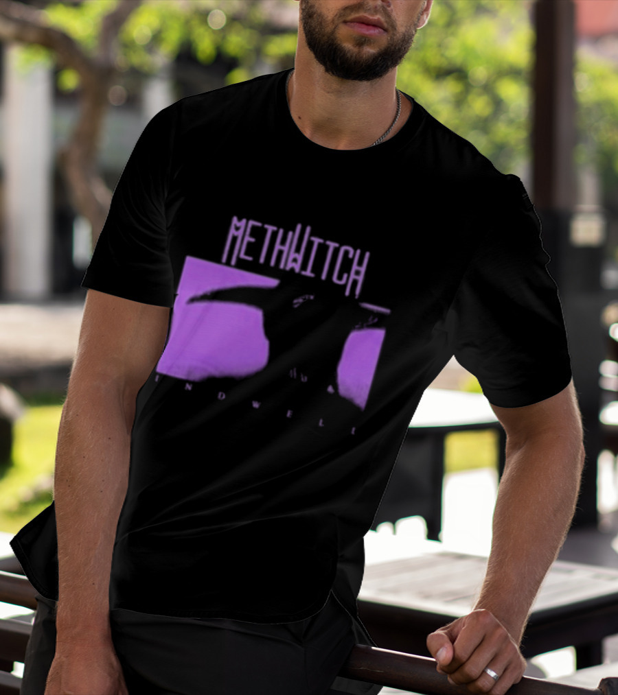 Methwitch Digital Well Records Indwell Mirror T-Shirt