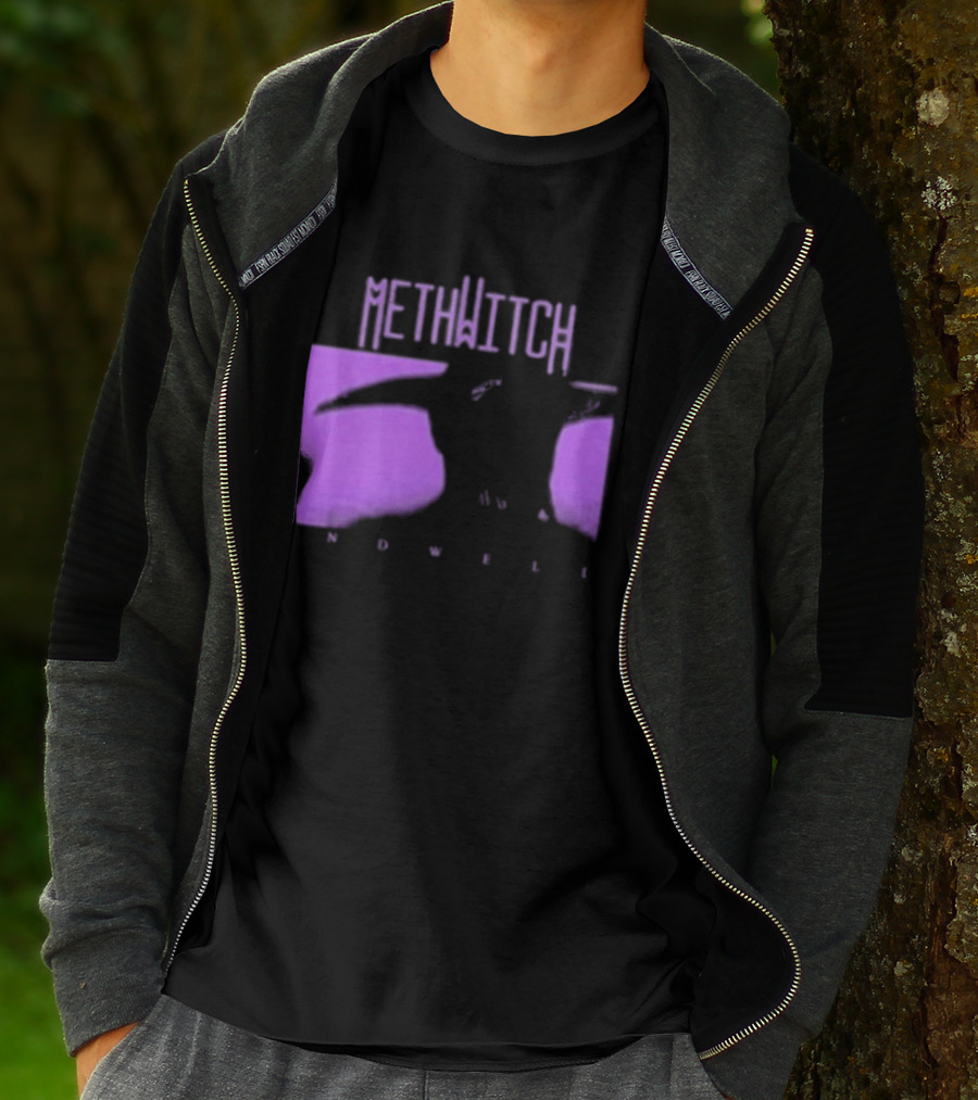 Methwitch Digital Well Records Indwell Mirror T-Shirt