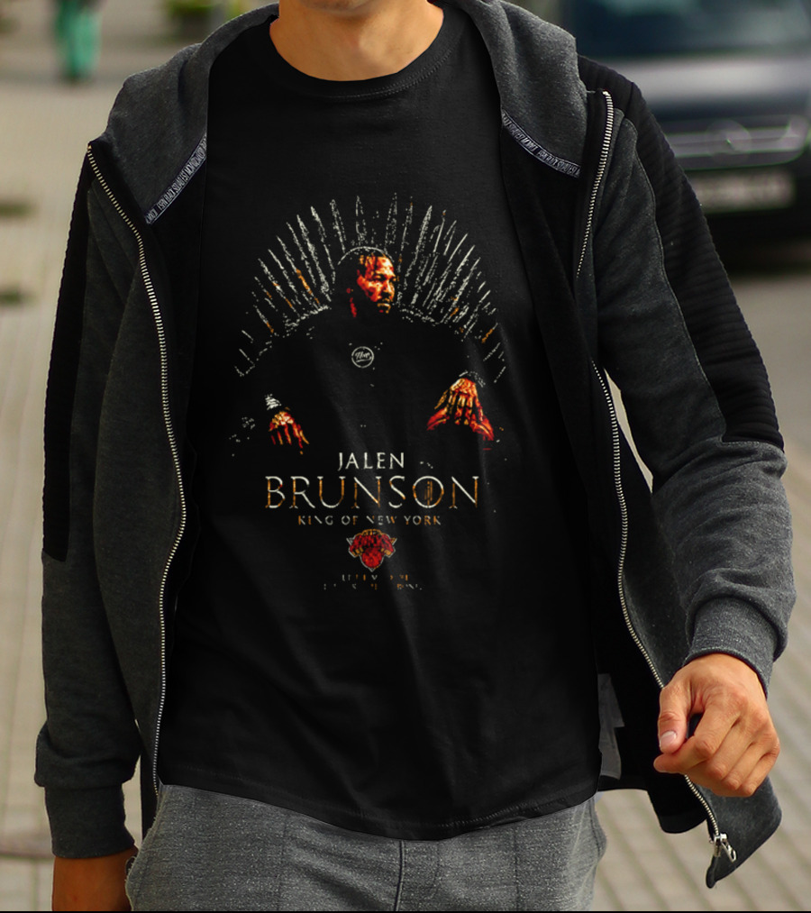 Jalen Brunson King Of New York Let Them Doubt I'll Take The Throne T-Shirt