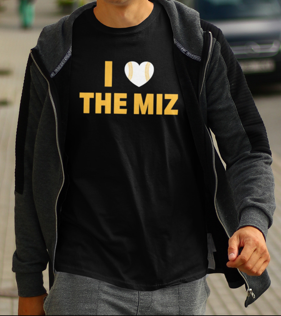 I Heart The Miz Baseball Jacob Misiorowski Milwaukee T-Shirt