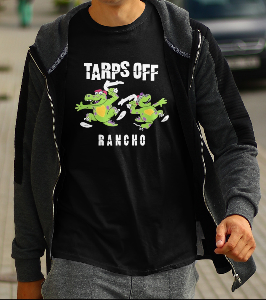 Rancho Cucamonga Quakes Tarps Off Rancho Alligator Fun T-Shirt