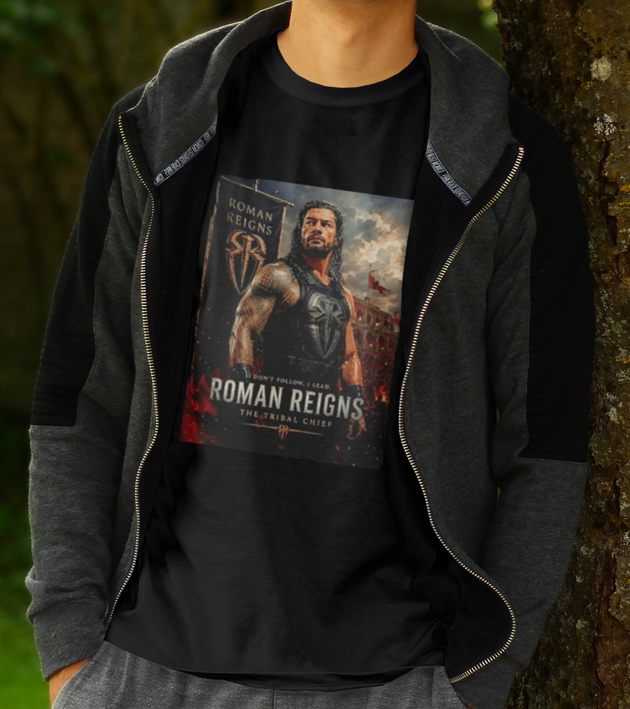 Roman Reigns Don't Follow I Lead The Tribal Chief T-Shirt