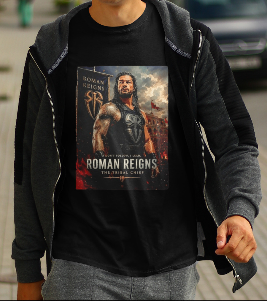 Roman Reigns Don't Follow I Lead The Tribal Chief T-Shirt