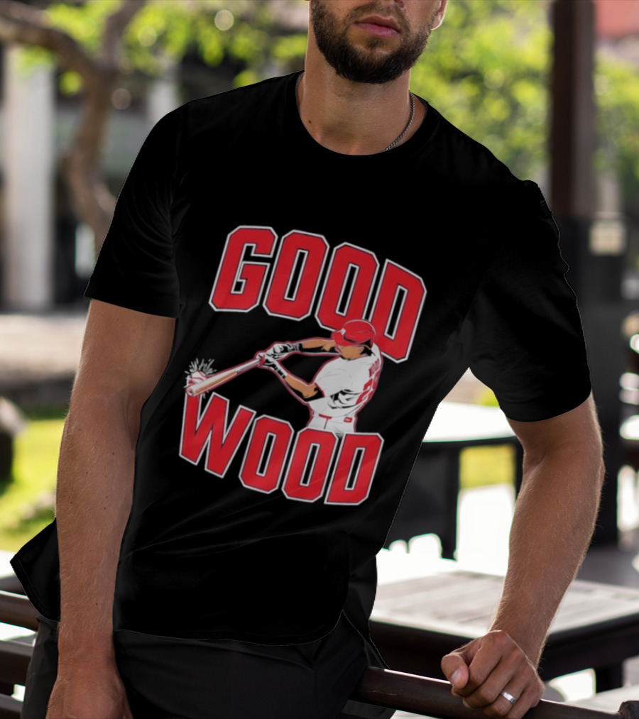 Washington Baseball James Wood Good Wood Slugger Swing T-Shirt