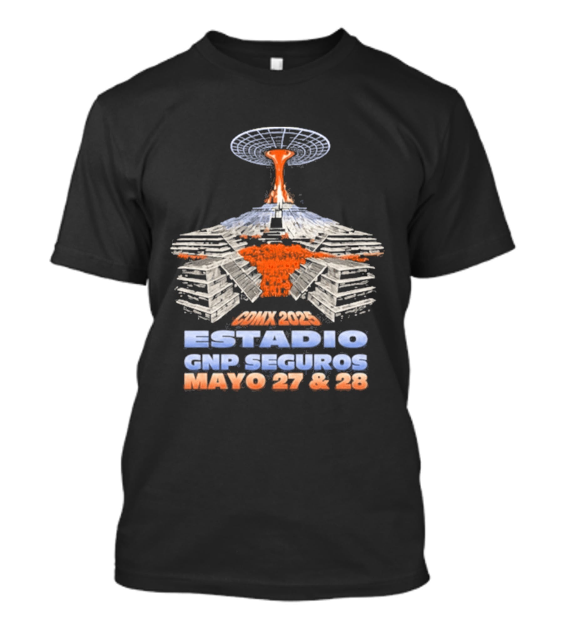 System Of A Down Estadio GNP Seguros Mexico May 27 28 2026 Tour Event T-Shirt