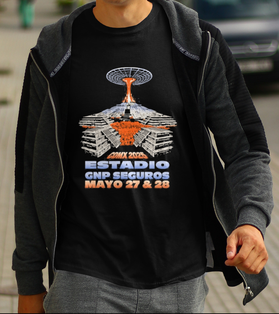 System Of A Down Estadio GNP Seguros Mexico May 27 28 2026 Tour Event T-Shirt