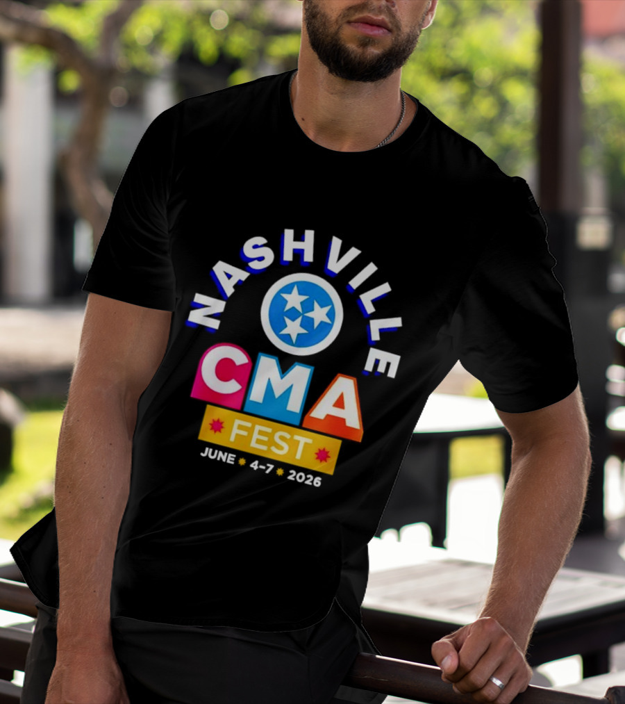 Nashville CMA Fest June 4 7 2026 Tennessee Titans T-Shirt