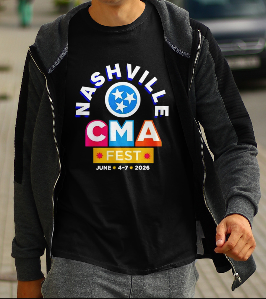 Nashville CMA Fest June 4 7 2026 Tennessee Titans T-Shirt