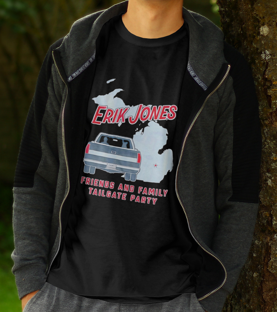 Erik Jones Friends And Family Tailgate Party Jonesboy Legacy Michigan T-Shirt