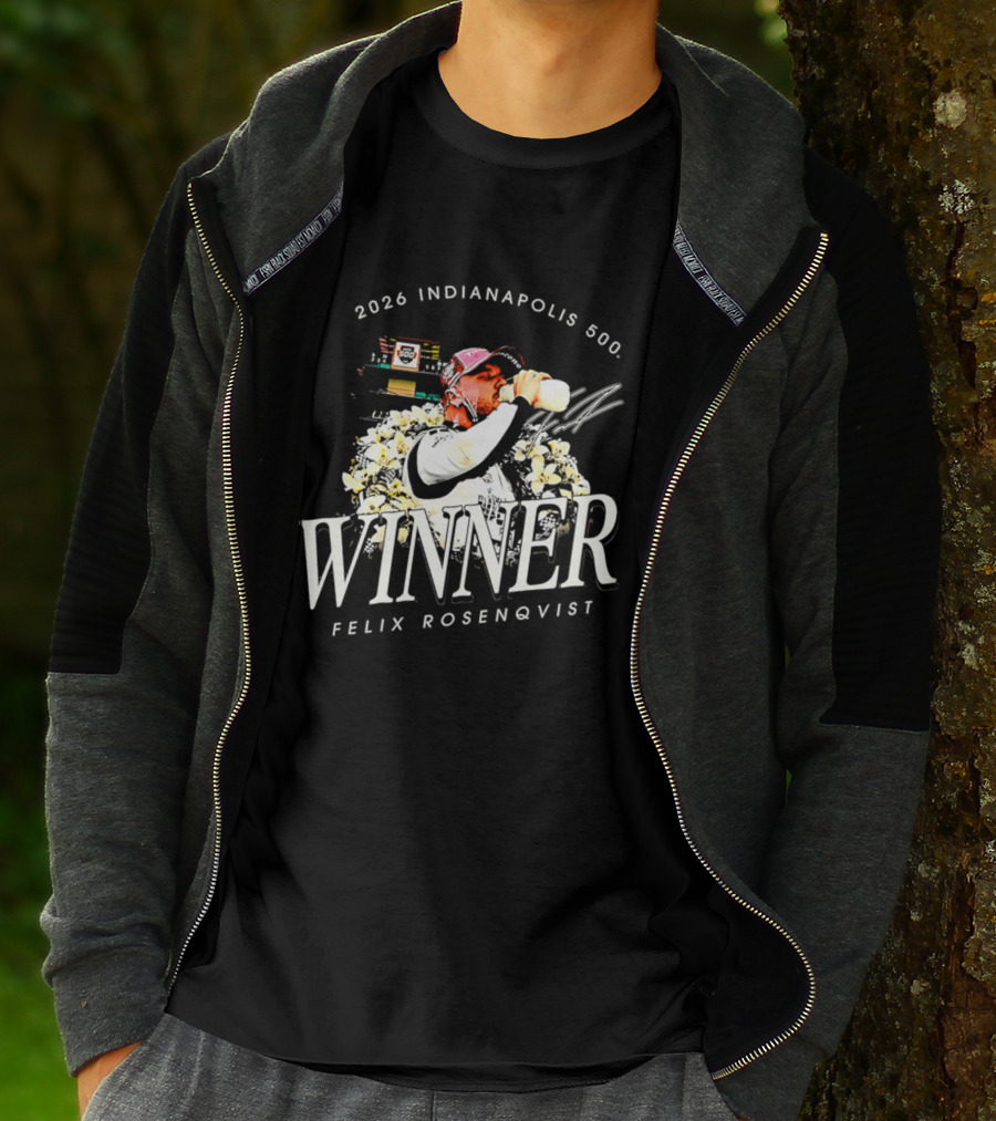 2026 Indianapolis 500 Winner Felix Rosenqvist T-Shirt
