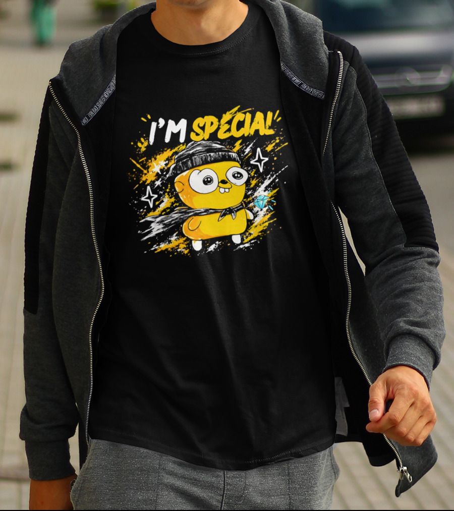 I'm Special Go Gopher Golang Programming Code T-Shirt