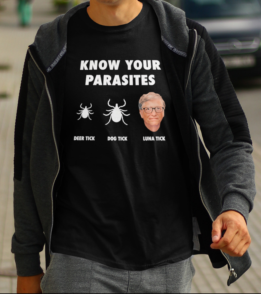 Know Your Parasites Deer Tick Dog Tick Luna Tick T-Shirt