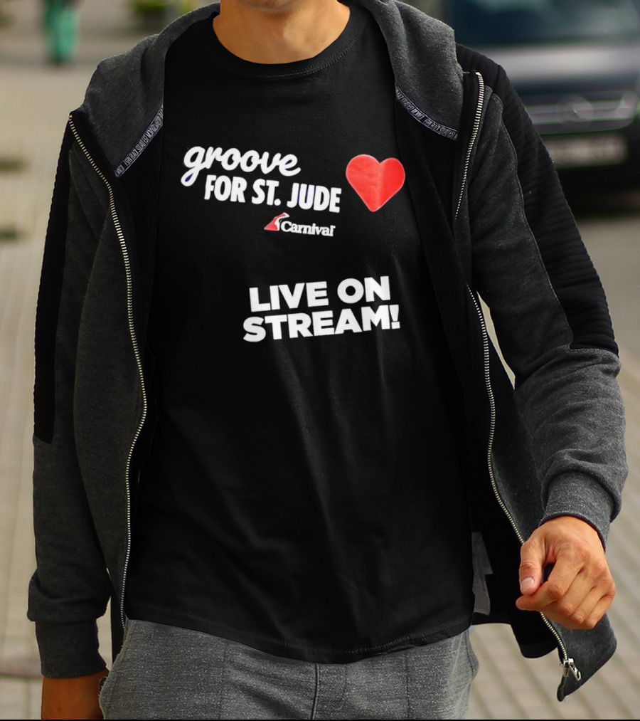 Groove For St Jude Heart Carnival Live On Stream T-Shirt