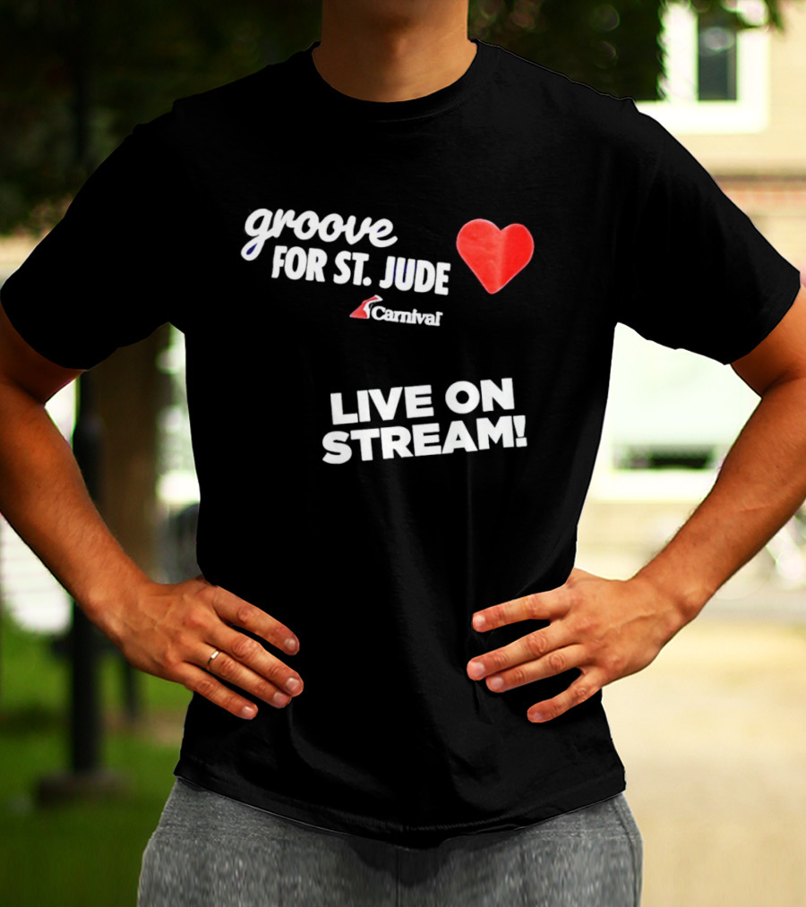 Groove For St Jude Heart Carnival Live On Stream T-Shirt
