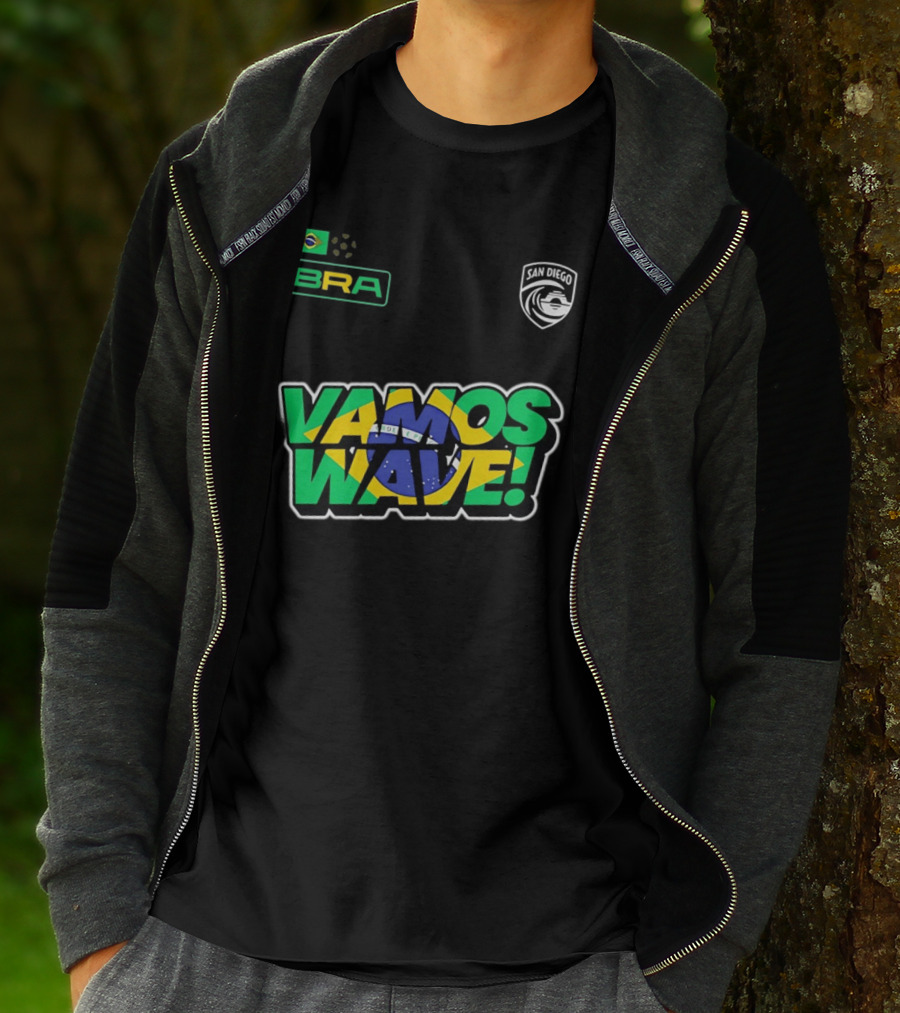 Brazil Vamos Wave San Diego Wave FC 2026 T-Shirt