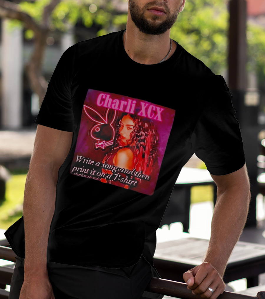 Charli XCX Write A Song And Then Print It On A CharliXCXbySide T-Shirt