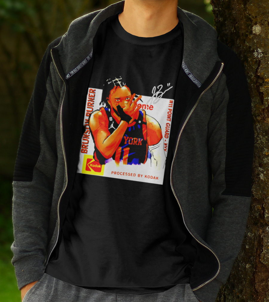 Jalen Brunson Burner New York Kodak #11 Point Guard NYY T-Shirt